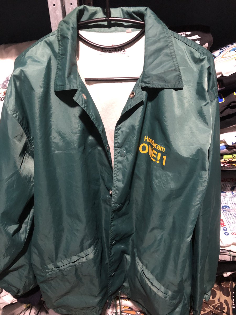 7010grind's tweet image. 90s ハンディカムコーチジャケット　サイズL程度

大井競馬場フリマ
#7010grindclothing
