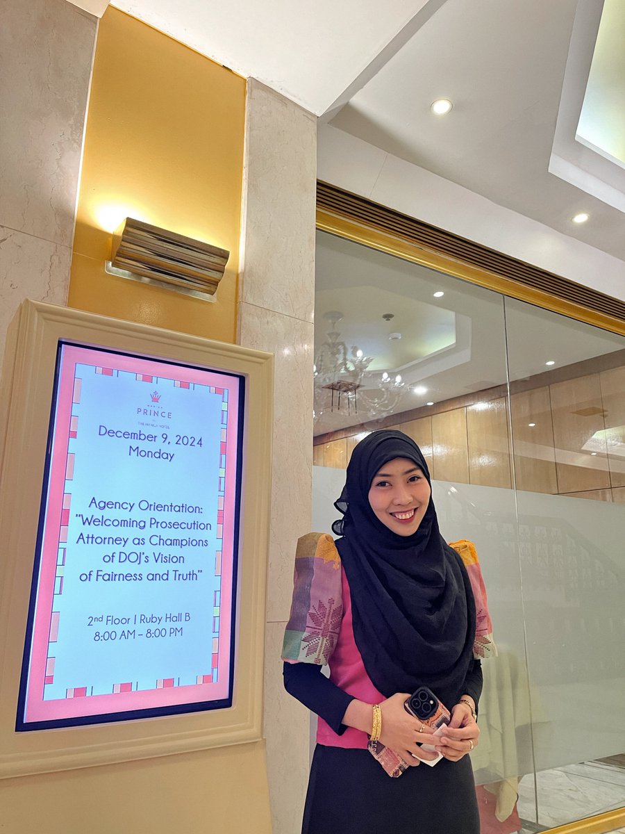 AttySagittarius's tweet photo. ALHAMDULILLAH! 

Putting down my legislation hat and wearing my litigation hat. Stepping into 2025 as a new Prosecution Attorney. ✨ https://t.co/jZ7xggTwey