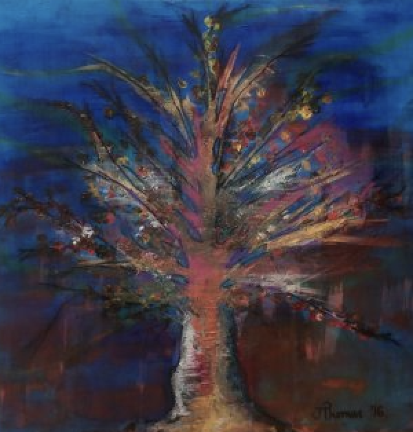 _Jane_Thomas's tweet photo. An acrylic and mixed media painting (#4 of a series of pieces) based on Kahlil Gibran’s quote: ‘Trees Are Poems The Earth Writes Upon The Sky’ #4

Check out my website for more of my art!

#Art #AcrylicPainting  #OriginalArt #Trees #Artist #Creative #FemaleArtist https://t.co/d9nETgrcVO