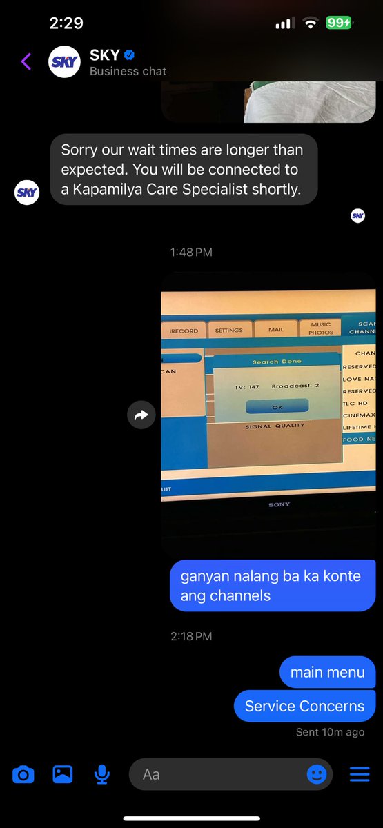 JorgeCdeLeon's tweet photo. @SKYserves wala nga pumapansin oh.😒 https://t.co/qvVY4QKRhu
