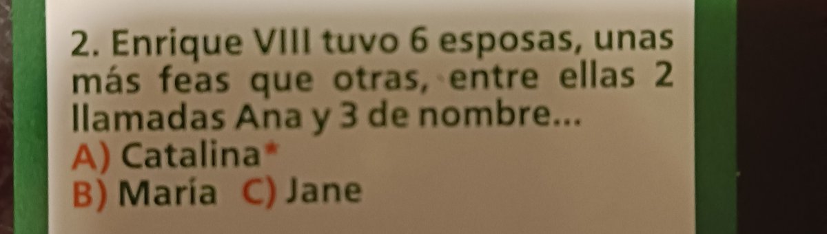 nuriakaiser's tweet photo. ¿Se acuerdan de cuando las preguntas de Maratón eran buenas? https://t.co/l8LeQRWivr