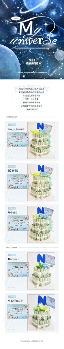 triplencnfc's tweet photo. 🎂𝑩𝒊𝒓𝒕𝒉𝒅𝒂𝒚 𝑴𝒐𝒏𝒆𝒚 𝑪𝒂𝒌𝒆𝒔🎂

追逐生命里光临身边的每道光
让世界因为你的存在变的闪亮
你还是从前那个少年
没有一丝丝改变
漫漫长路仍炙热盈怀
赤忱迫梦有我们静静守护
24岁生日快乐
@mynameisnanon 

NNN 24 BDPARTY
#NanonBDParty2024
#ซิ่งสะเดิดเกิดมา24ปี
#mynameisnanon 
#mynameis天南星 
#nanon_korapat 
#Nanon黄乐荣
