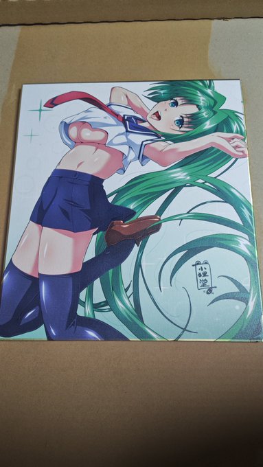 冬コミ色紙リンディさんキター٩( 'ω' )و 