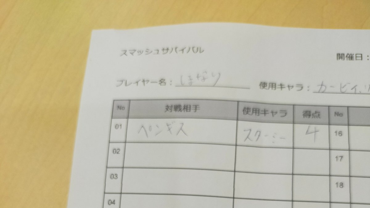 ペンギスさんにスマサバでポケポケ2-0勝ち