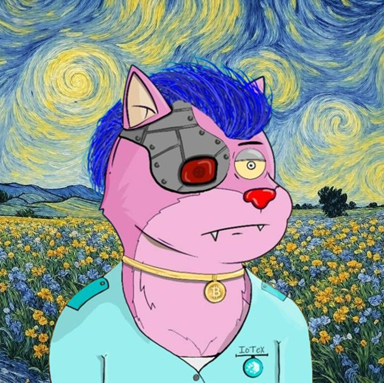 Shibapunk van Gogh 👀

#IoTeX #nftart