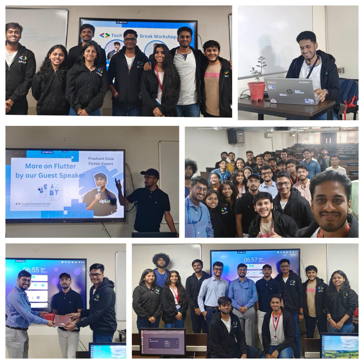 gdg_apsit's tweet photo. Tech Winter Break 2024 was nothing short of EPIC! 🎉
Massive shoutout to our phenomenal speakers:
📱 Prashant Dalai blew our minds with Flutter, FlutterFlow &amp; Vertex AI
💻 Gourav Midya unleashed creativity with Web Development

Your energy made this event LEGENDARY! Stay Tuned!!! https://t.co/E9dOj3seQY