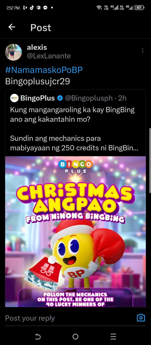 LexLanante's tweet photo. @Bingoplusph Done bing https://t.co/YjmgCa4y1z