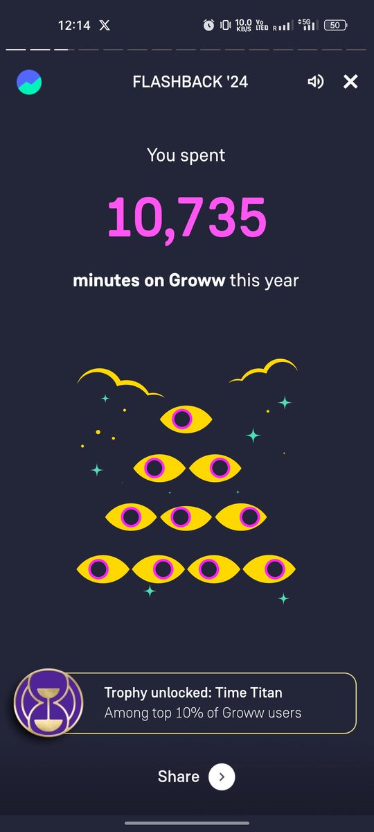 The_Sarvesh03's tweet photo. Spotify Wrapped? Nah,❌ overrated.
Groww flashback is where the real flex is!✅
3 IPOs this year – 🥹
Applied for almost 34 🥲
Thank you @_groww for a great and seamless experience.✨
#groww
#growwflashback https://t.co/2PSwYKRxpO