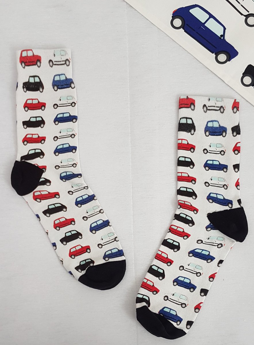 Our Mini Cooper socks are perfect for anyone who has a  #Mini

- Continuous print
- Handmade
- Exclusive designs
- £11.99 with free post

nenesdesignstudio.etsy.com/uk/listing/930…………………………………

#mhhsbd #craftbizparty #ukgifthour #ukgiftam #giftideas #minicooper #sockgeek #smallbiz