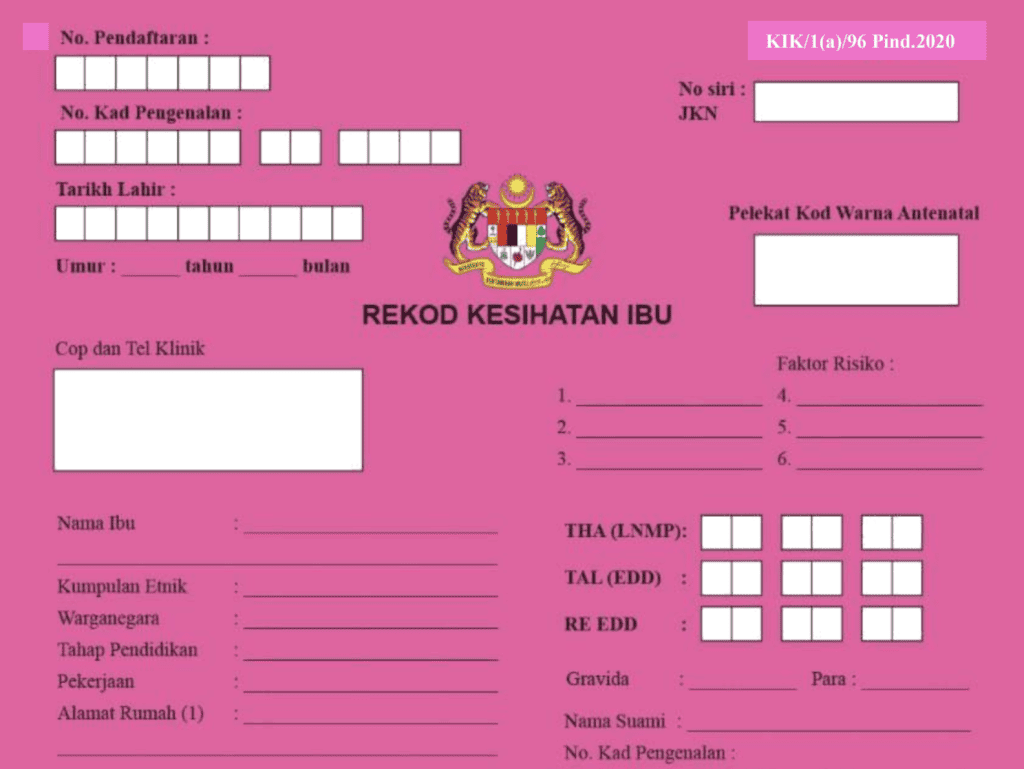 Pentingnya buku pink!

Buat bakal ibu tolong buka buku pink seawal kehamilan.

Saya bercakap sebagai seorang doktor, suami dan bapa kepada tiga orang cahaya mata.