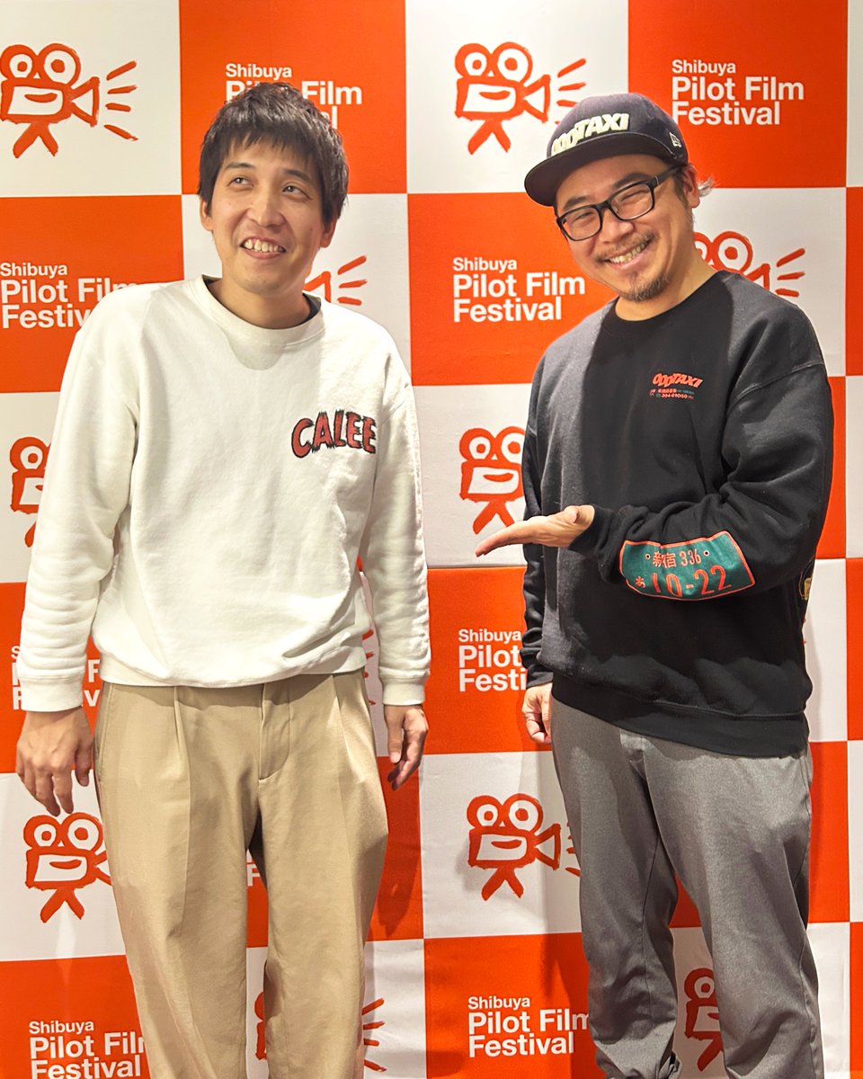 spff_official's tweet photo. プログラム3
『監督×プロデューサー対談！「オッドタクシー」ができるまで』
終了しました！

木下麦さん、伊藤裕史さん
ご登壇ありがとうございました！ https://t.co/MwpfSJEqBu