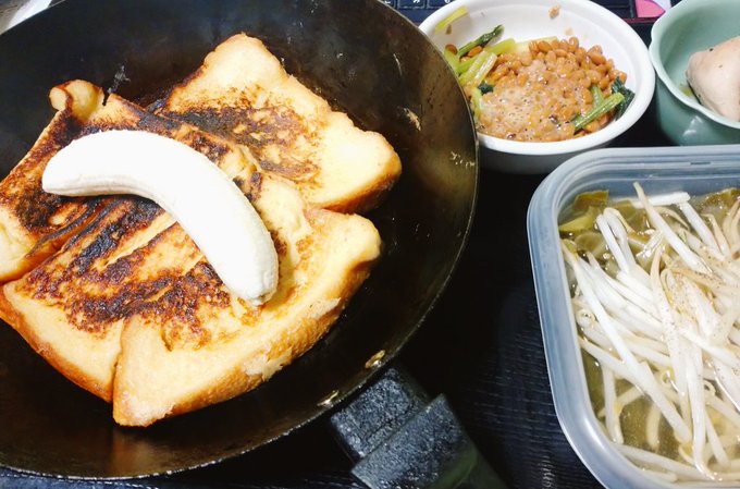 フレンチトースト食べます 