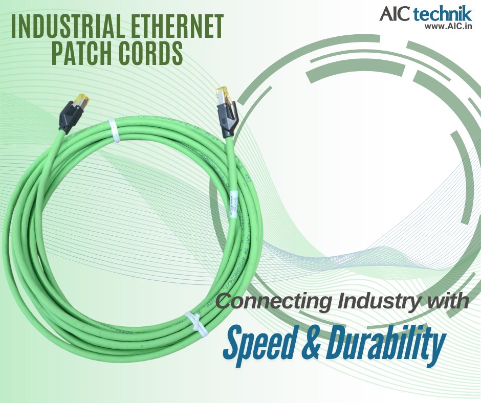 AICTechnik's tweet photo. Introducing #AICTechnik's Industrial Ethernet Patch Cords (CAT 5e, 6a, 7a) – designed with premium quality Unika, Italy Ethernet cables 

#IndustrialEthernetPatchCords #IndustrialConnectivity #EthernetCables #CAT5e #CAT6a #CAT7a

📩marketing@AIC.in
🌐https://t.co/WcdafbUOUP https://t.co/a0Qa9pMBVm
