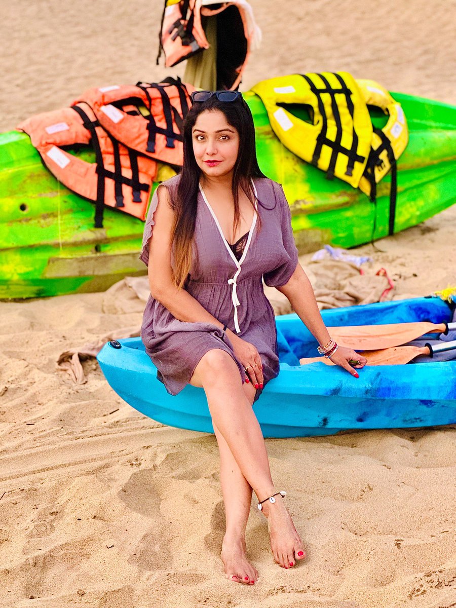sayantani8's tweet photo. "Agonda's shores, where paddles meet paradise."🌊🚣🏖️
#latepost
#goa #recentthrowback #withbro #travelphotography #beach #sand #saltyair #kayaking #agondabeach #holidays #withbro #travelgram #november #travelstory #traveladdict https://t.co/aKfVO6g1xR