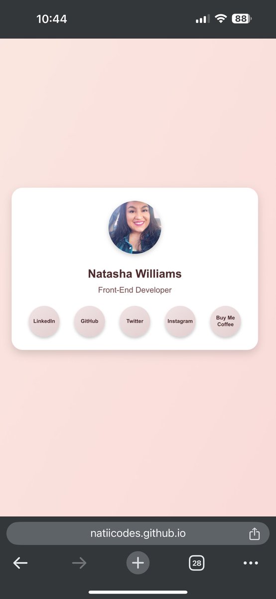 natiicodes's tweet photo. Hi hello!! Long time no post 🤣 I just updated my link in bio (see second picture), it may not seem like a lot to some people BUT to me!! To me!!! This is such an achievement and a long time coming! I am so proud of myself!! 

Let’s see what projects I come up with 😉 https://t.co/UEaRaPdGIm