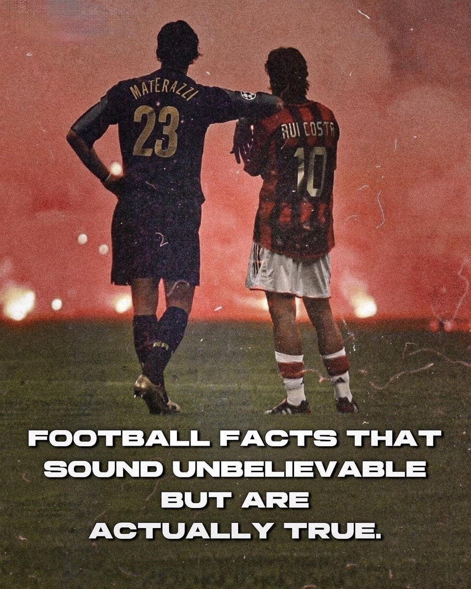 editxkri's tweet photo. Football facts that sound fake but are actually true ( part-1)

(A thread 🧵) https://t.co/JzUk1JdMIR