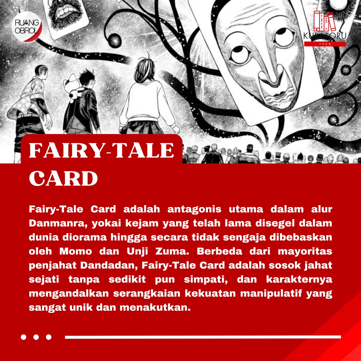 ruang_obrol's tweet photo. Berikut ini 10 villain terbaik Dandadan yang mungkin belum kalian tahu~

@comic_lxlc @elexmedia
#RuangObrol #dandadan #yukinobutatsu #okarun #ayasemomo #turbogranny #acrobaticsilky #reikokashima #evileye #animefall #elexmedia #elexmediakomputindo https://t.co/qSudZJB6Xq