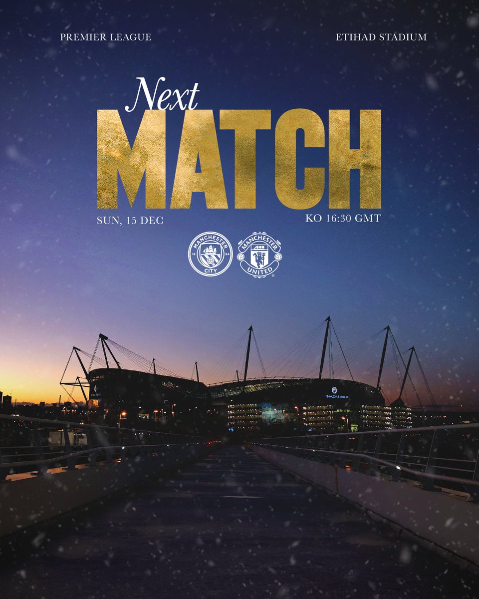 ManUtd's tweet photo. A massive fixture approaches 🔵🆚🔴

#MUFC || #PL https://t.co/e39GdnZ4My