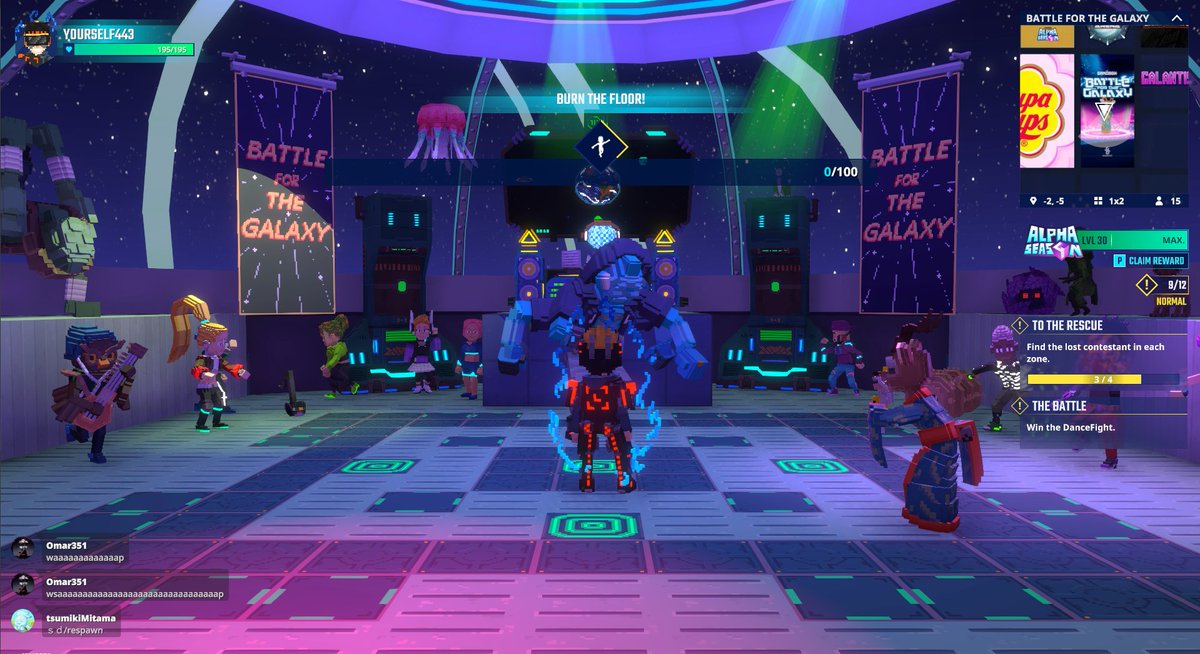 Training at the Battle of Galaxy Dojo in <a href="/TheSandboxGame/">The Sandbox</a>. Preparing to defend the universe, one punch at a time! 🥋🌌 @dancefightapp register-landings.sandbox.game/alphaseason4-s… #TheSandbox #AlphaSeason4 #AS4SocialChallenge