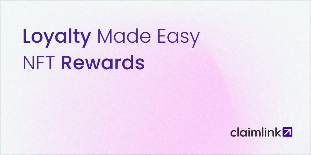NFT Rewards - Loyalty Made Easy! 
With ClaimLink.xyz, creators and communities can quickly distribute NFTs to anyone—no complex setup or gas fees. 

Just share a link or QR code, and recipients claim their rewards right into their wallets. 

Welcome to simple,