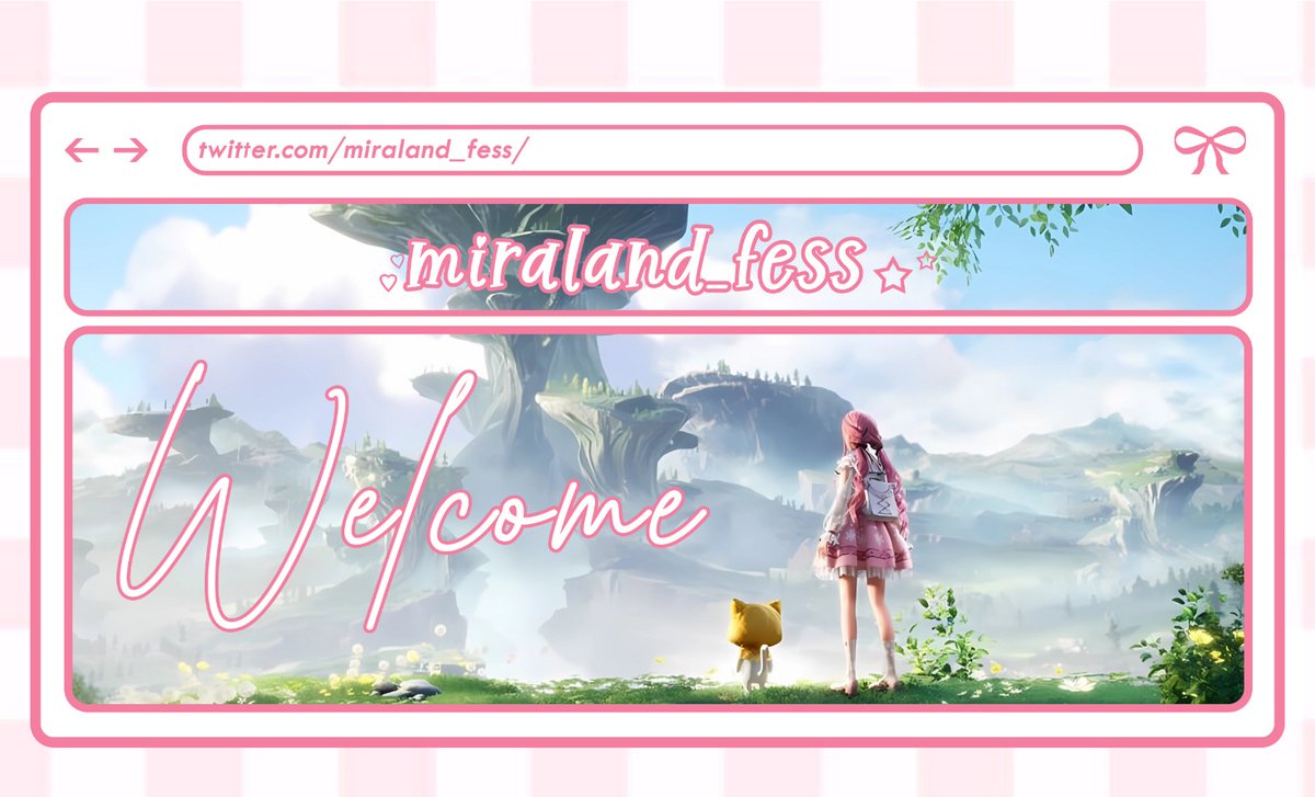 miraland_fess's tweet image. 🩰𓈒⋆⑅˚₊୨𝘸𝘦𝘭𝘤𝘰𝘮𝘦 𝘵𝘰 𝘐𝘯𝘧𝘪𝘯𝘪𝘵𝘺 𝘕𝘪𝘬𝘬𝘪 𝘍𝘦𝘴𝘴୧₊ ˚⑅⋆𓈒🩰