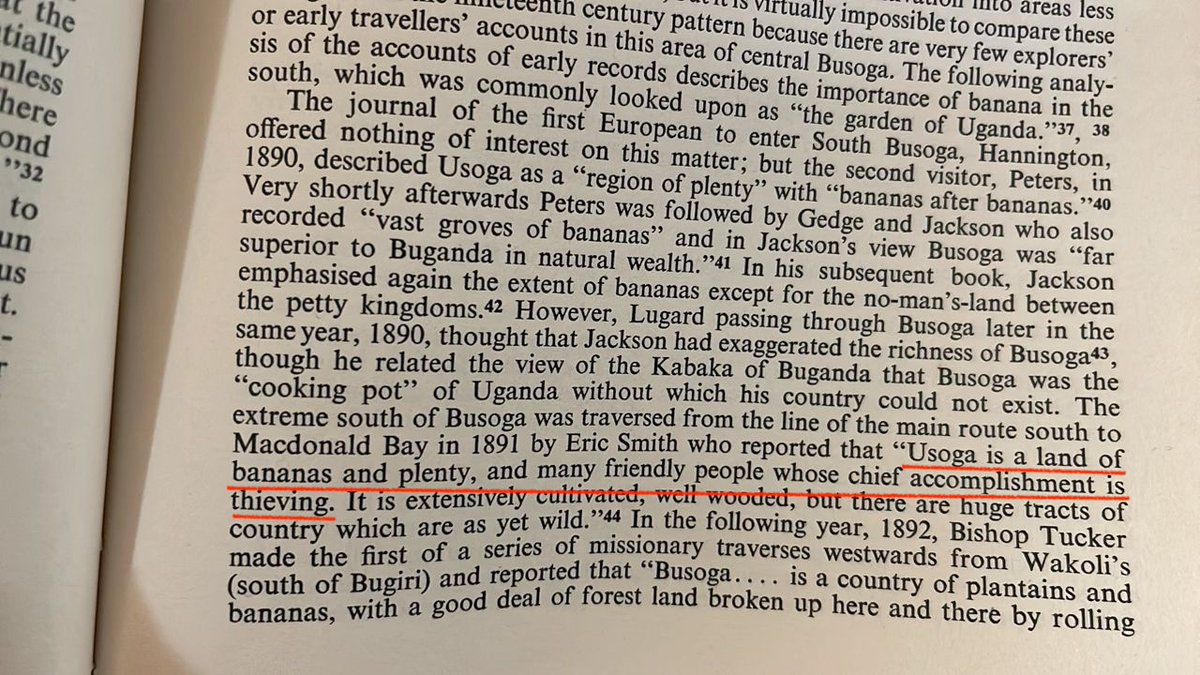 skaheru's tweet photo. While #UgandaReading #ReadingUG The Uganda Journal Vol. 30 Part 1, 1966, I almost fell off my seat laughing at this little entry in the 'The Banana In Uganda 1860-1920': https://t.co/8mxIjN8Gpl
