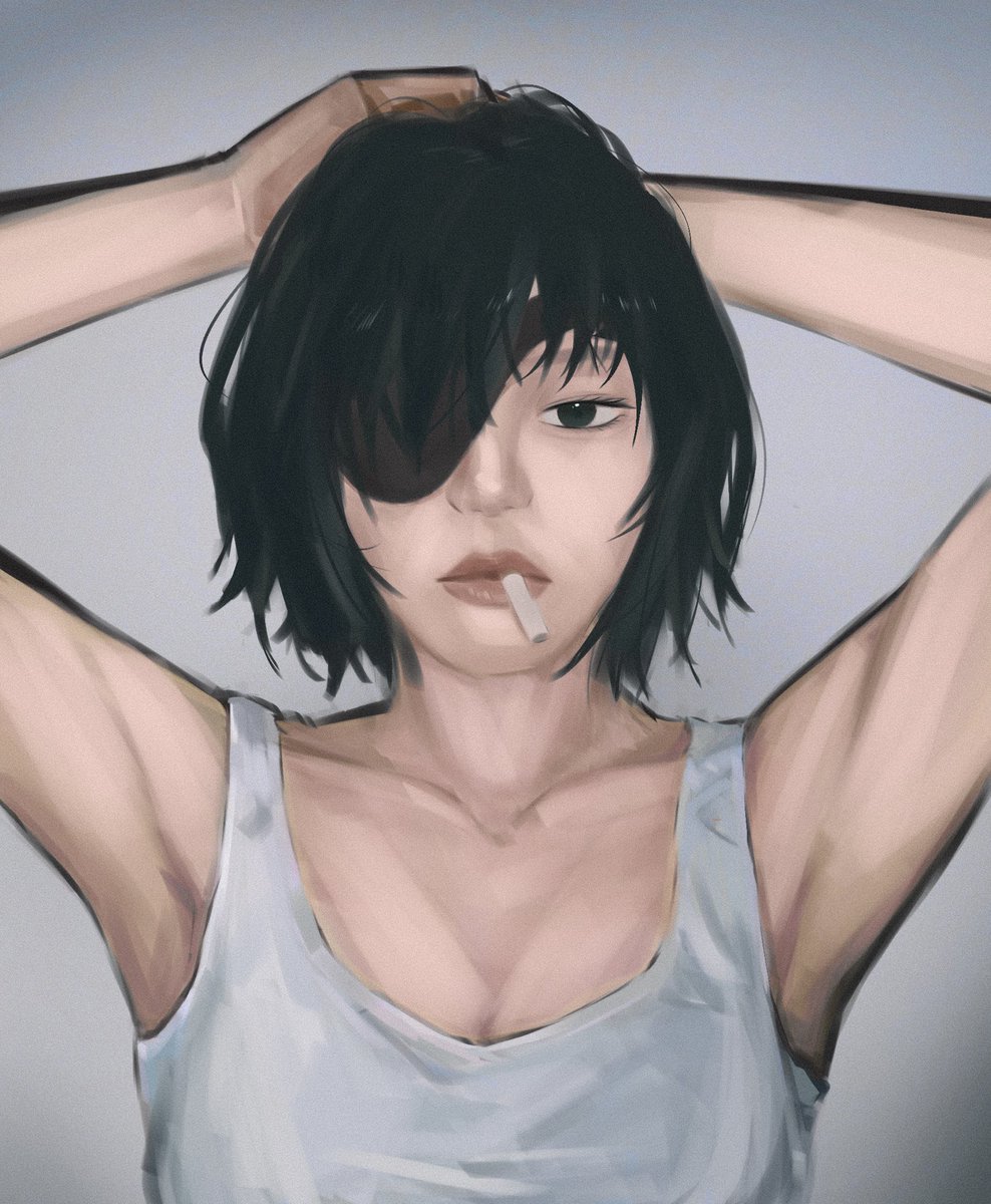 kuromippy's tweet photo. trying to do less studies and more drawing with refs

i don’t really like this one but it’s practice 🤷🏻‍♀️

#chainsawman #himeno #rkgk https://t.co/kv71bllpFB