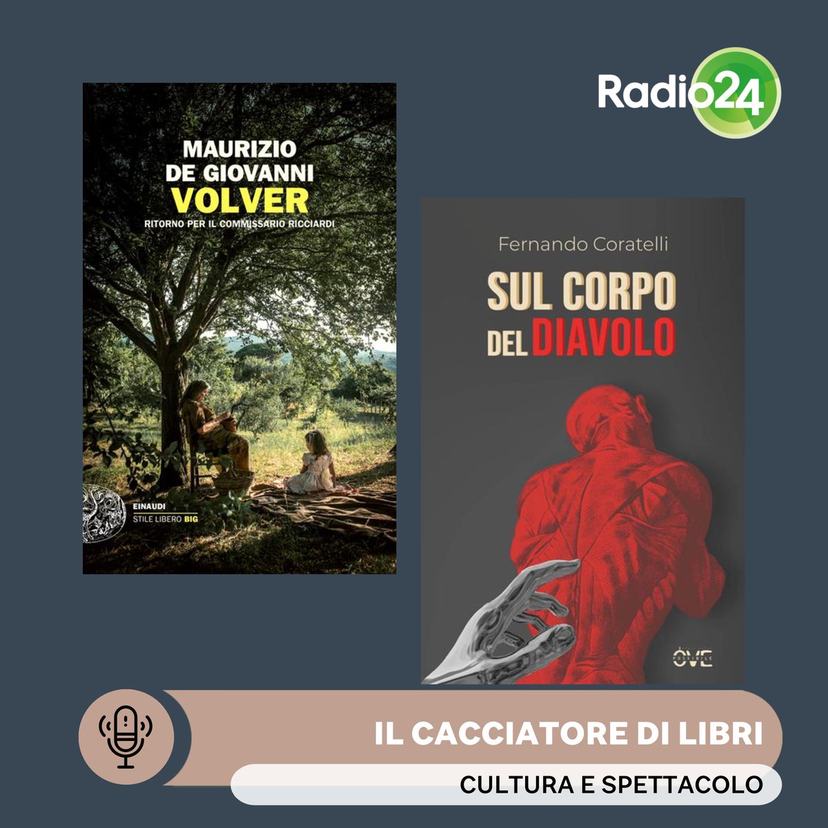 "Volver" di Maurizio de Giovanni e "Sul corpo del diavolo" di Fernando Coratelli: due romanzi che ci portano in periodi storici diversi. Scopri queste storie coinvolgenti che uniscono storia e letteratura: tinyurl.com/2r5ezdwa #Libri #Romanzi #Storia #Letteratura #IlSole24Ore