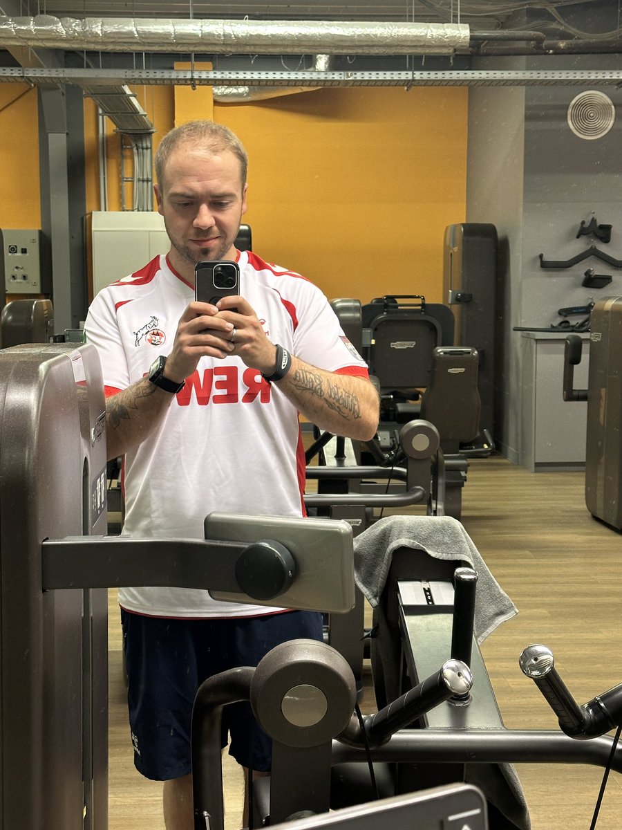 Nach langer Zeit mal wieder im gym 🥰