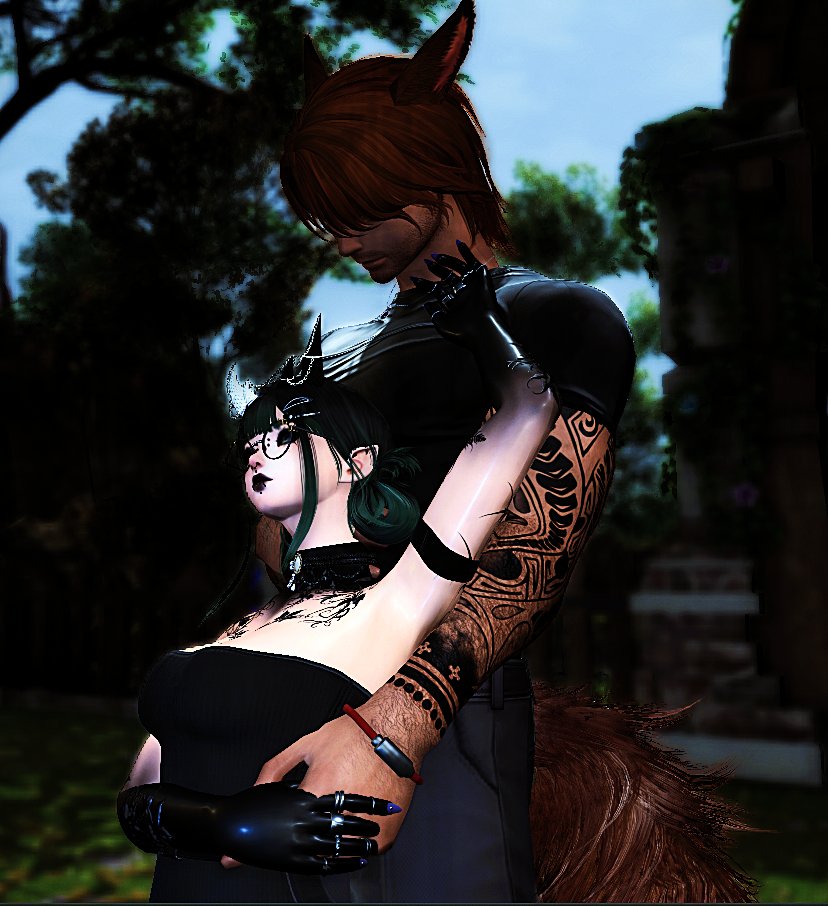 DrynnFF14's tweet photo. An unexpected and pleasant encounter with the stunning @rinsdemons_xiv #gpose | #gposer| #ffxivgpose | #FFXIVSS |#FFXIV📷 | #miqote https://t.co/JQZLvtD8NR