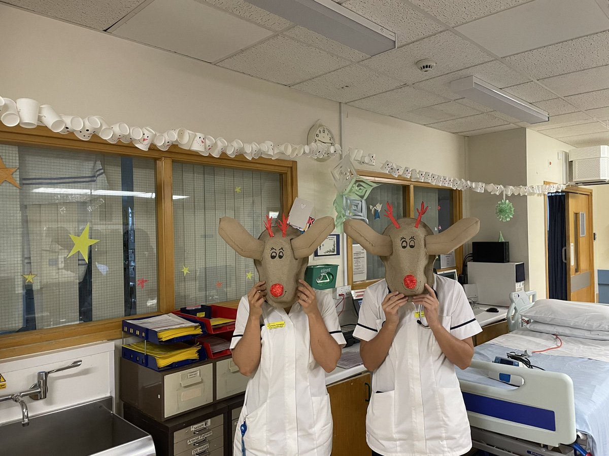 C_Vamplew's tweet photo. The Christmas decs are up! 🎅🏽
All ready for rehab week next week 
 #ICU #therapy #rehab https://t.co/xehNAPUna2