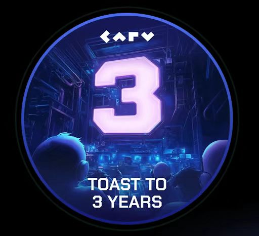 🎉ร่วมเฉลิมฉลองครบรอบ 3 ปีกับโปรเจค CARV Happy 3rd Anniversary to CARV <a href="/carv_official/">CARV</a> #WeAreCARV3RD #nzresearch #carv

🎊พบกับกิจกรรมแจกของรางวัลมากมายอย่าง GEM, CARV และ Whitelist ของโปรเจคต่างๆมากมาย อ่านเพิ่มเติมได้ที่ event.carv.io/uhNCh

❓ เผื่อใครลืมไปแล้วว่า CARV