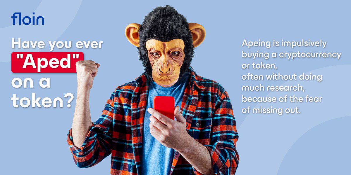Floin_official's tweet photo. Doing your research before buying can help make smarter choices. π
Have you ever aped on a token without knowing much about it?
#The1stPremiumCryptoPlatform #Floin #Apeing #FutureofFinance #DigitalAssets #Transparency #Liechtenstein https://t.co/sWuxEcL3NR