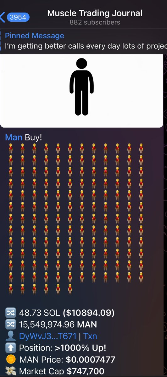 Crypto MuscleX (@cryptomusclejoe) on Twitter photo $Man is the next big Meta!!!🔥🔥🔥
$Giga and $Sigma Vibes.
Join the Cult. Be the #Man
I have not been this bullish about a project in a long time. I really think this is gonna be a big deal!!👇🏽🚀🚀🚀💪
dexscreener.com/solana/WhZEoFj…
…
$man $meme $sol <a href="/mrpunkdoteth/">MrPunk.eth</a> $Man is the next big Meta!!!🔥🔥🔥
$Giga and $Sigma Vibes.
Join the Cult. Be the #Man
I have not been this bullish about a project in a long time. I really think this is gonna be a big deal!!👇🏽🚀🚀🚀💪
dexscreener.com/solana/WhZEoFj…
…
$man $meme $sol <a href="/mrpunkdoteth/">MrPunk.eth</a>