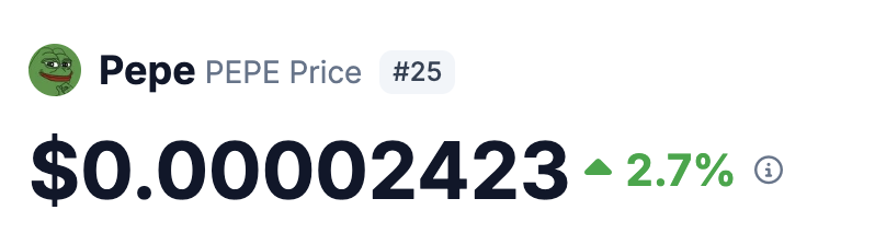 misterrcrypto's tweet photo. $PEPE will overtake $DOGE this cycle.

I've said it many times. https://t.co/1LTTxdCW3h