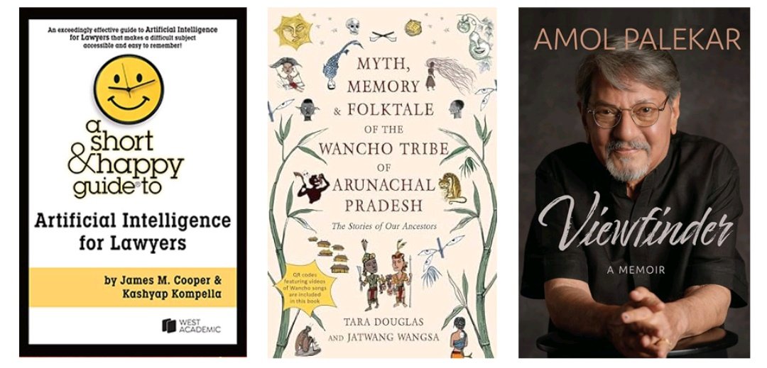 <a href="/htTweets/">Hindustan Times</a> pick of the most interesting reads of the week includes a book on AI for lawyers, a collection of myths of the Wancho tribe of Arunachal Pradesh, and Amol Palekar's memoir