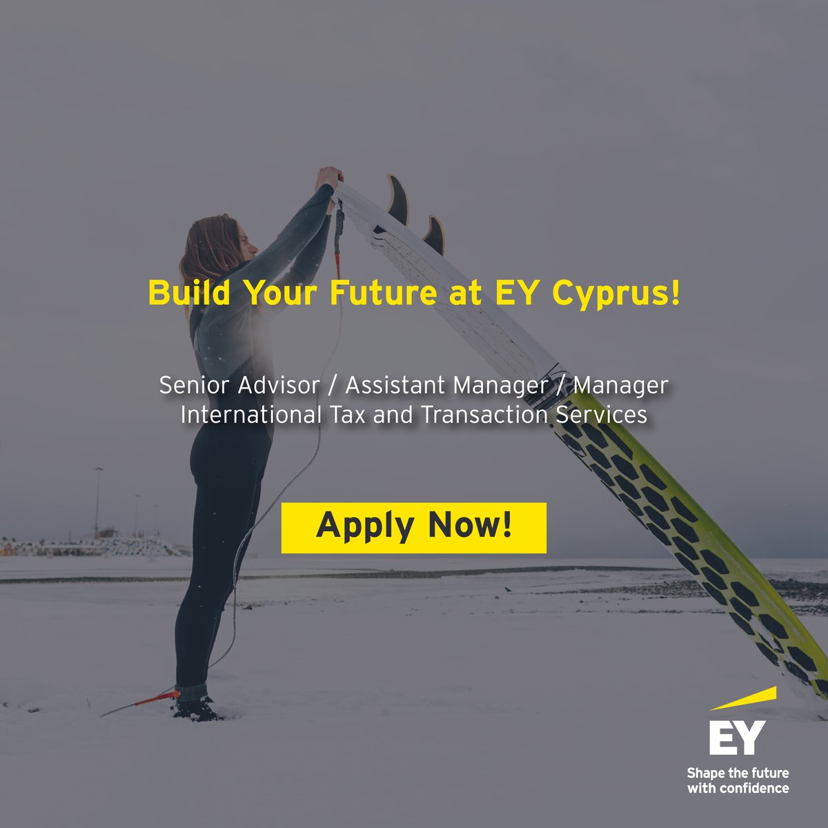Expand your professional journey with new opportunities! 🙌💼

🔗 Discover more: bit.ly/3tpzYhv

#EYCyprus #ShapeTheFutureWithConfidence
