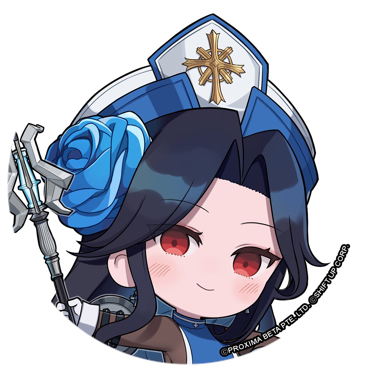 NIKKE_en's tweet photo. 【Avatar Distribution】

Commanders, thank you for your continued support!

We have prepared the SD Avatar of Maiden: Ice Rose for your use!

Please continue to support 《GODDESS OF VICTORY: NIKKE》!

#NIKKE
#MaidenIceRose https://t.co/h90UxDySTz