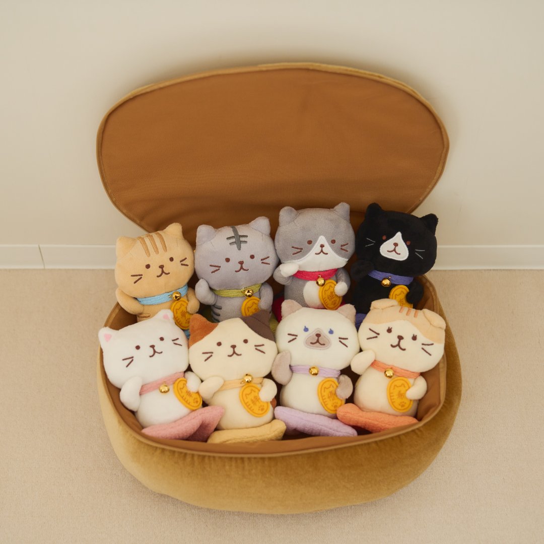 👑ふくふくにゃんこが福を招く⁉ オンラインショップ限定の 福招き