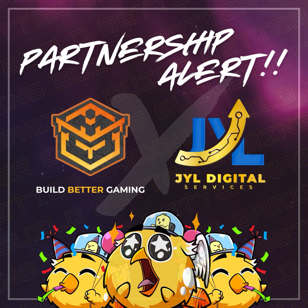 BBG_Web3's tweet photo. 🎮✨ BBG x JYL Digital Partnership ✨🌐
Gaming meets innovation! BBG and JYL Digital are teaming up to bring brands and gamers to the Web3 frontier. Big things are coming stay tuned! 🚀
#BBGxJYL #TogetherWePlay #BuildBetterGaming https://t.co/Z3ARUT6a3a