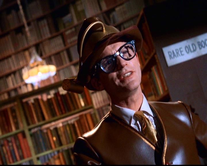 TalkingPicsTV's tweet photo. The Dynamic Duo battle the villainous 🐛 Bookworm!

9am 🦇 BATMAN (1966) 🦇 starring #AdamWest #BurtWard #RoddyMcDowell 
Premiere episode: 'The Bookworm Turns' #TPTVsubtitles https://t.co/P2gICPu39h
