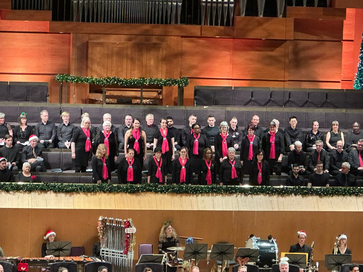 Wow fabulous experience  for <a href="/boltonnhsft/">Bolton NHS Foundation Trust</a> Our Voice Staff Choir to sing <a href="/the_halle/">The Hallé</a> as winners. I remember sitting in the stalls in my teens at Halle concerts with my parents dreaming off singing with the Halle choir but knowing I didn't have the confidence to audition. 😘🎉🍾