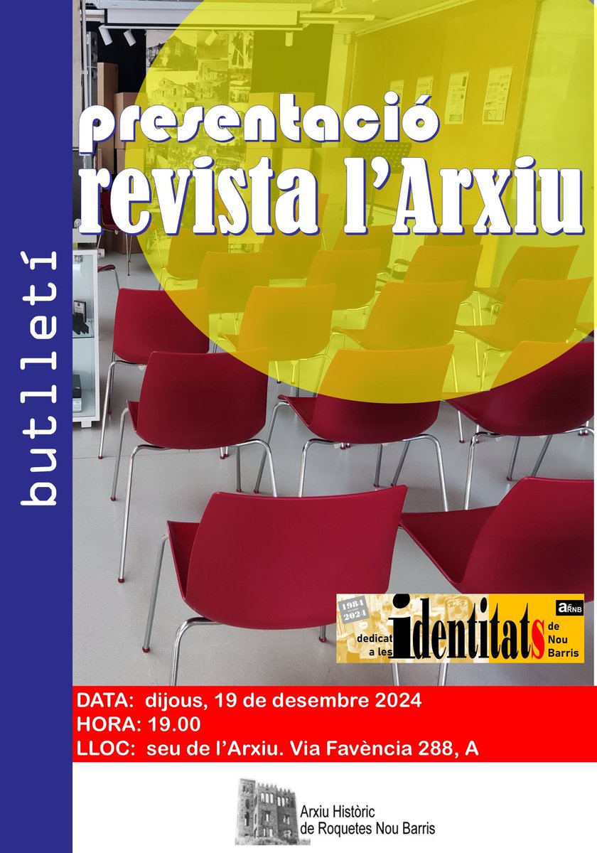 ArxiuHistoric9B's tweet photo. Els 3️⃣ últims actes de l'any, a l'@ArxiuHistoric9B https://t.co/uLK6x4BWti
