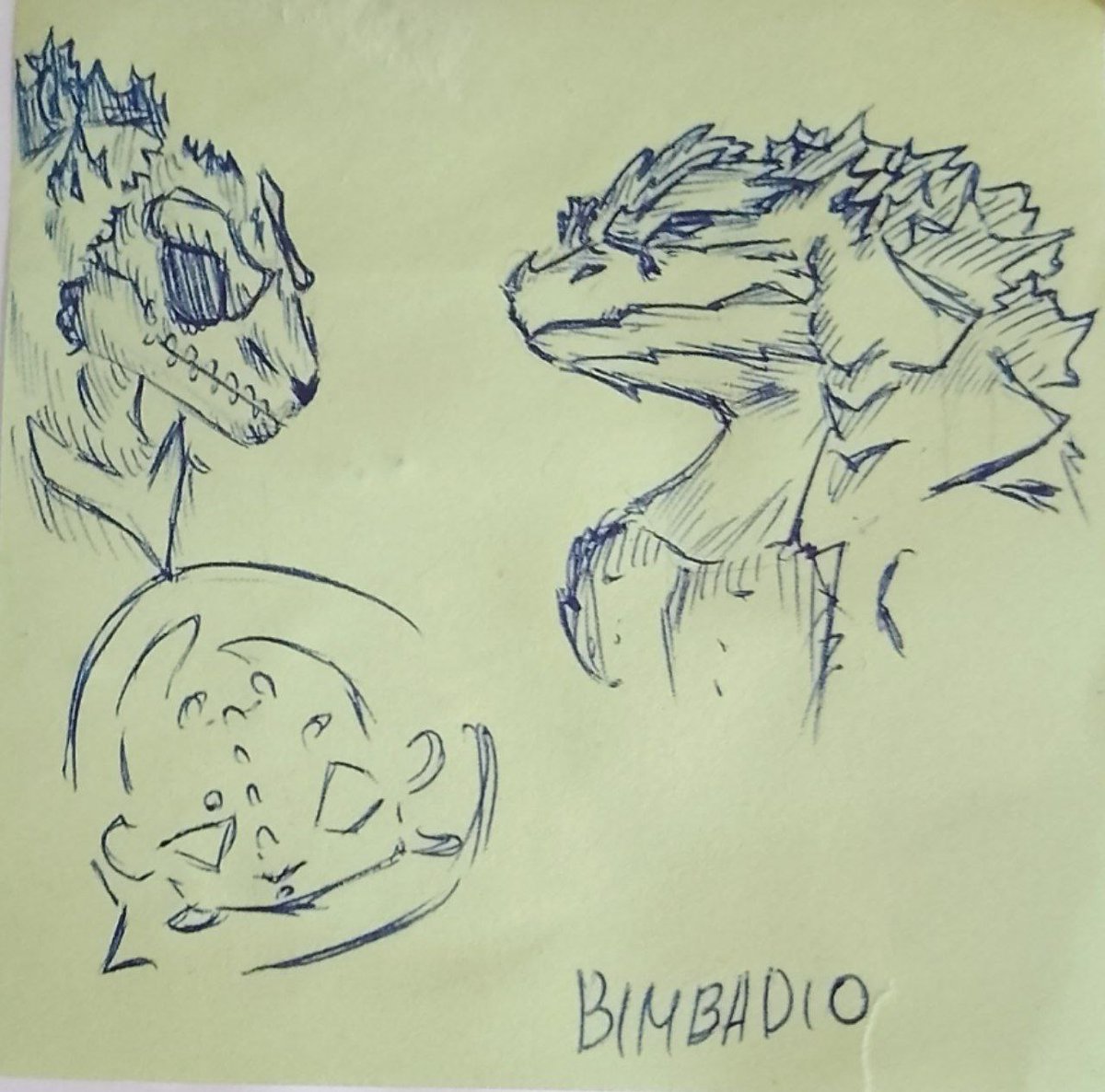BIMBADIO's tweet photo. School sketches 
( @Shura_of_hatred @Kaiju_Freak_v2 @FLORSHIMO @FeralSketch ) https://t.co/1N8BI5KvL3
