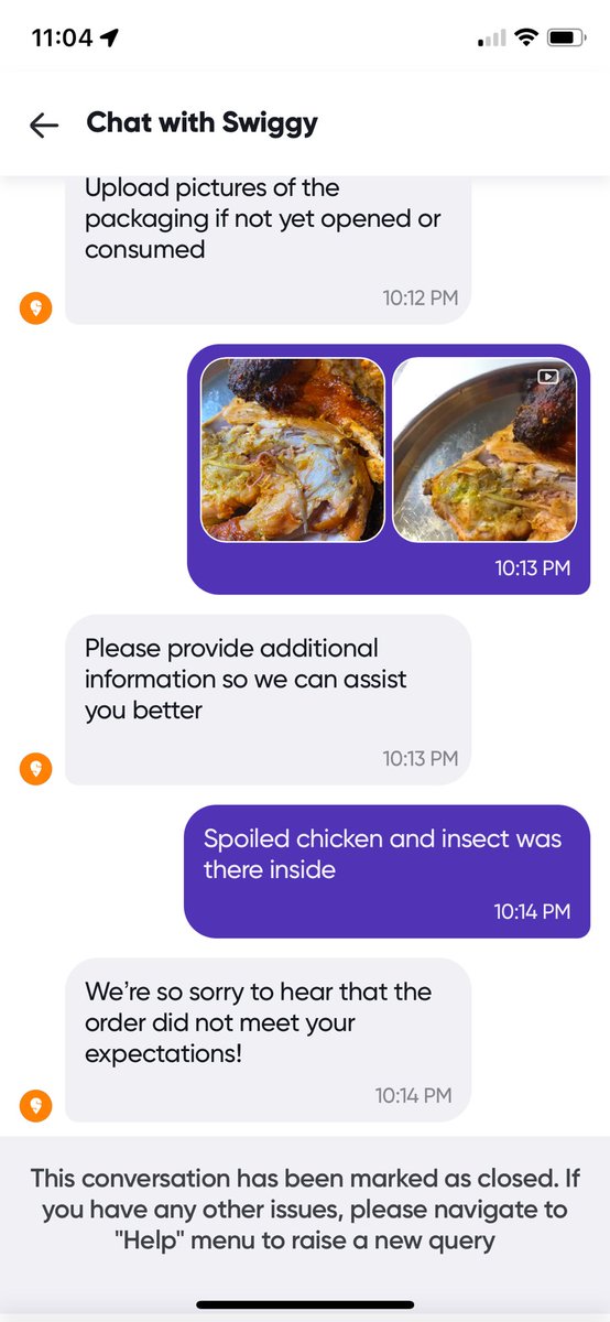 SivaYeddula's tweet photo. @Swiggy @SwiggyCares @OrganicConsumer @TV9Telugu @tv5newsnow @NtvTeluguLive @NTVJustIn @etv10news @bigtvtelugu https://t.co/tlZMiZoIkt