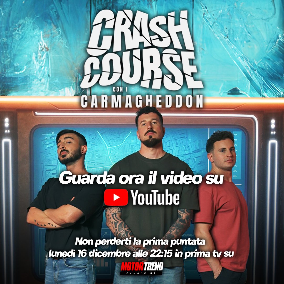 Sul canale YouTube dei Carmagheddon c’è una sorpresa per voi. Andate a controllare 😉

Cliccate qui 👉 youtu.be/sWrzLCfIDqs?si…