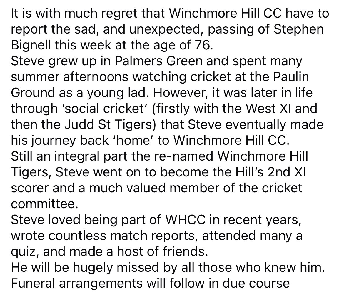 Winchmore Hill CC tweet media