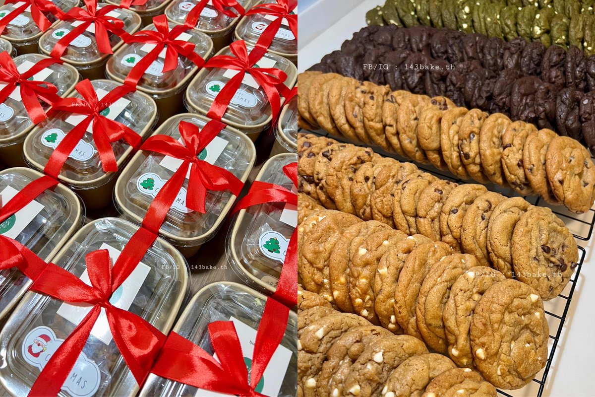143bake's tweet photo. 🎅สิ้นปีนี้มีของฝากกันหรือยังคะ เชียงใหม่24,28 ธค. นัดรับ/ส่งฟรีมช. นิมมาน สวนดอก

📦ขนมจัดส่งทั่วประเทศ
🎉 รับจัดเซ็ตตามแบบลูกค้าต้องการ
🍪มีเรทราคาส่ง

#คุ้กกี้ #คุกกี้ #บราวนี่ #ชุมชนขนมหวาน #อร่อยบอกต่อ #รีวิวเชียงใหม่ #คาเฟ่เชียงใหม่ #reviewchiangmai #ทีมมช https://t.co/E1rQJ1eHGz