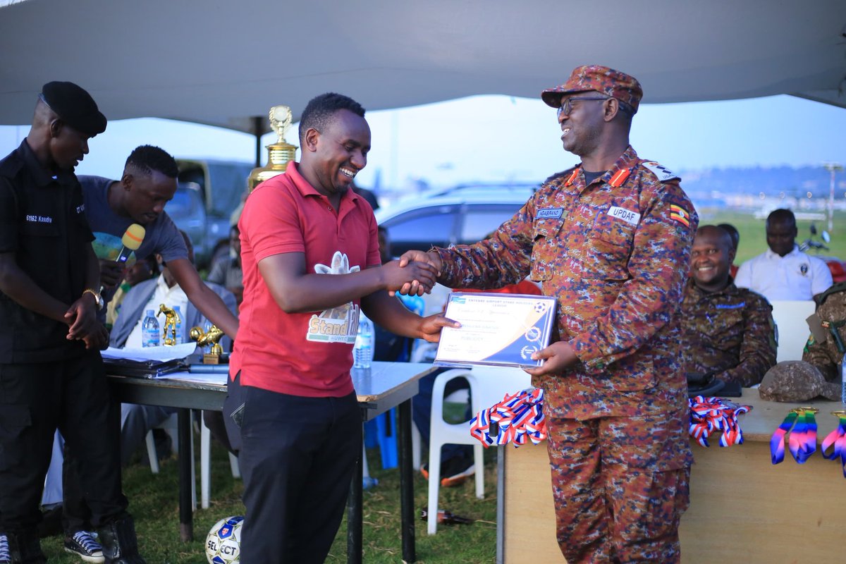 UWEC_EntebbeZoo's tweet photo. Jeremiah won the Golden Gloves award for the most clean sheets in the league, while Kisitu was named the Most Valuable Player (MVP) of 2024. Special thanks to the management, Coach Ignatius Mutesigensi, the technical team, the players, and the twelfth player—our fans. https://t.co/YqHUB6ZXn6