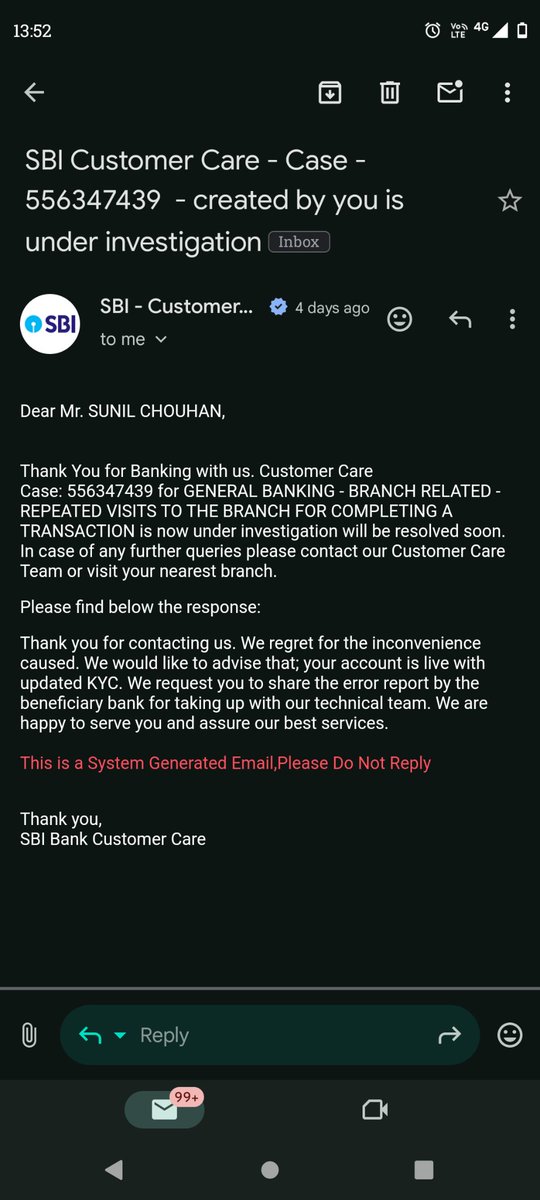 sunilchouhan32's tweet photo. @TheOfficialSBI amazing to see that India's largest bank has a completely broken customer service system. All my SIPs are blocked from last 5 months, queries raised through phone, which they mark as resolved but the problem is persistent. See screenshots https://t.co/EuGUoegAAP